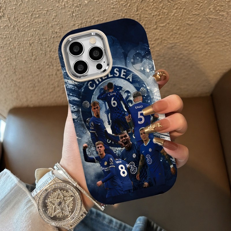 Casing Cocok Pemain Chelsea Dalam Jersey Biru Untuk OPPO A38 A78 A15-17 A3S A9 A53-58 A7 A74 A36 F17