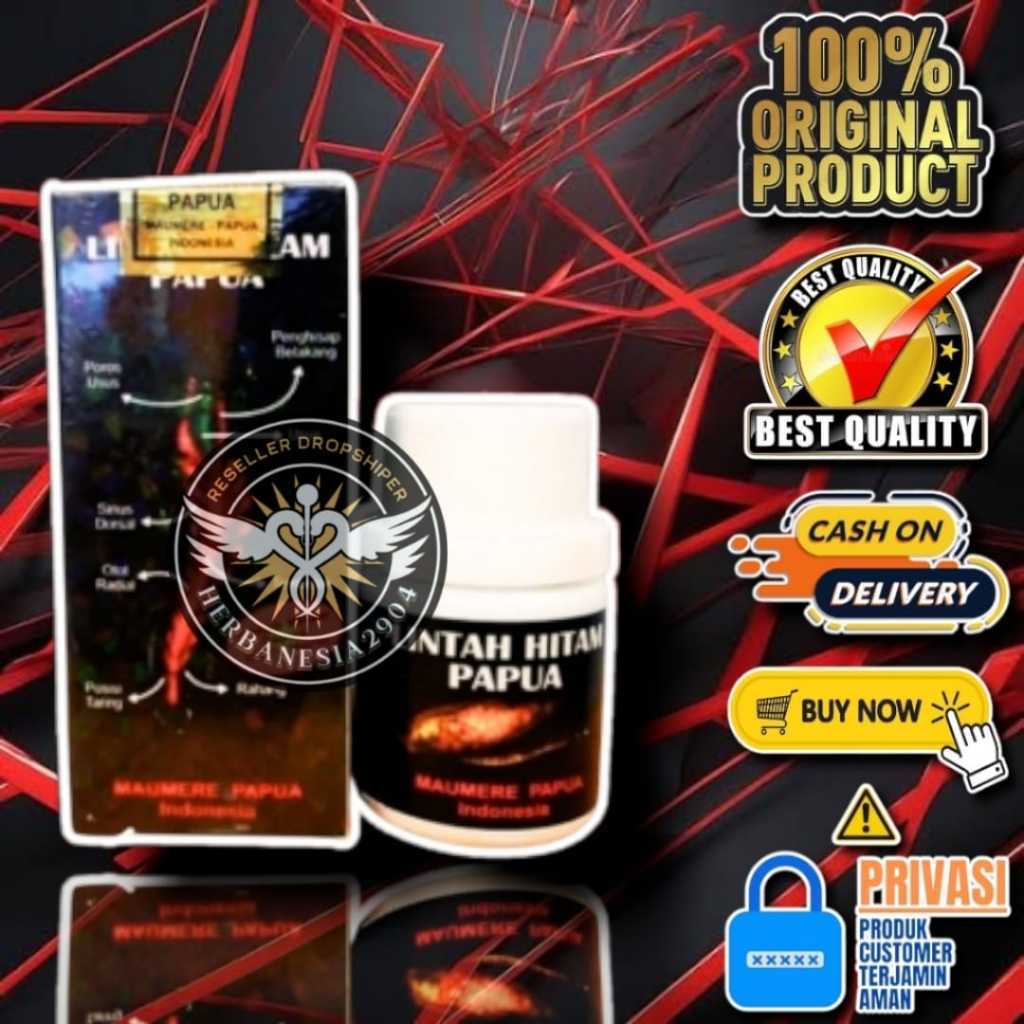 Siap Kirim Bisa Cod Murni Minyak Lintah Hitam Papua Pembesarpennis Permanen Original 100% Asli Minya