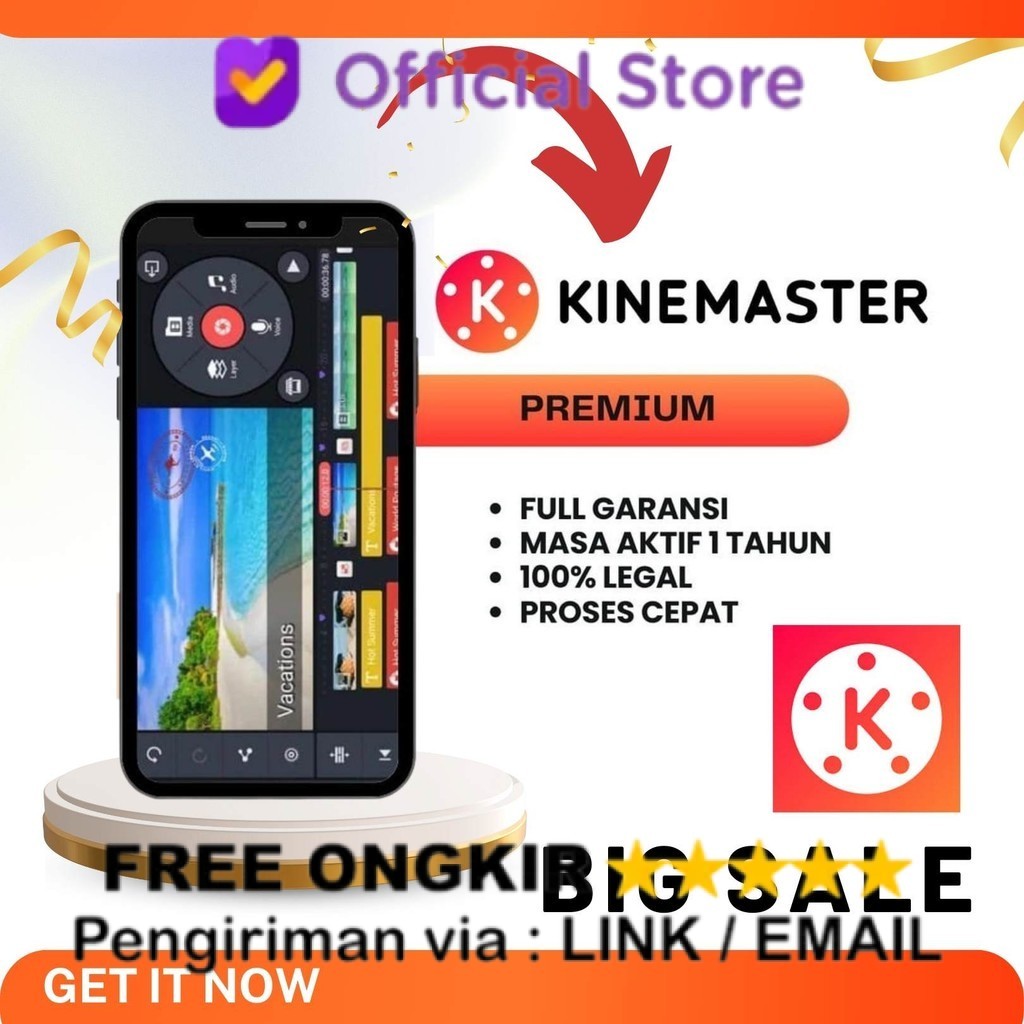 Kine Master Premium Lifetime Ai Video Editor Tanpa Watermark [IOS/Android]