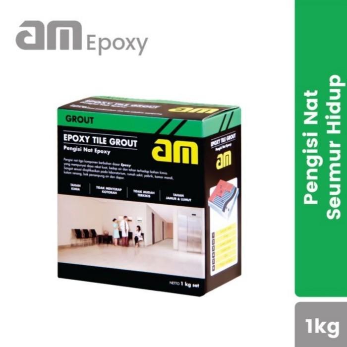 AM 55 EPOXY TILE GROUT - PENGISI NAT EPOXY - Putih