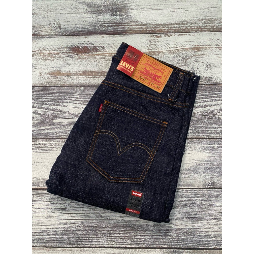 Celana Panjang Pria Levis 501XX Denim Selvedge