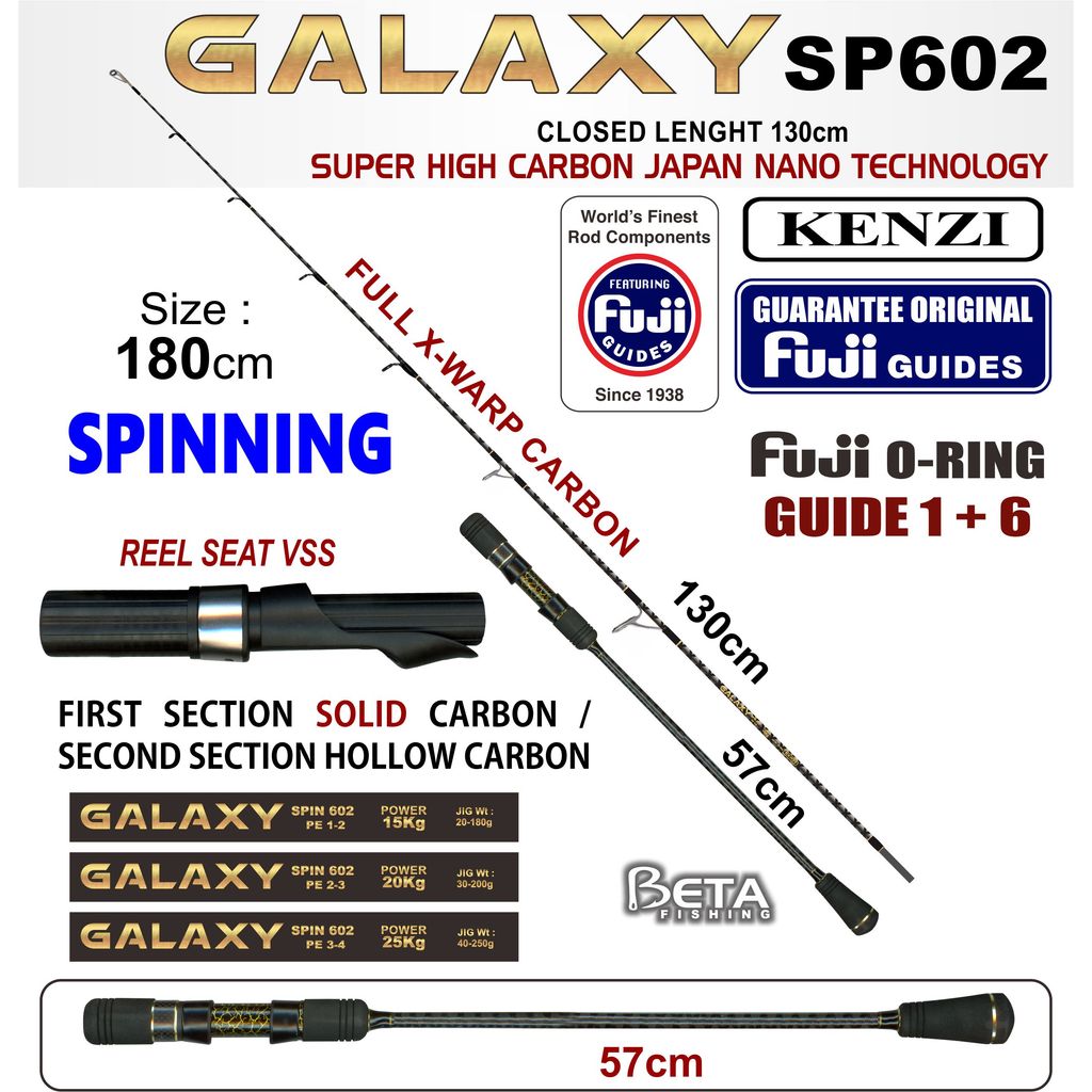 ROD JORAN GALAXY Spin 602 Solid Carbon Fuji