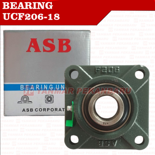 UCF206-18 Pillow Block Bearing Box Lahar Duduk UCF 206 ASB