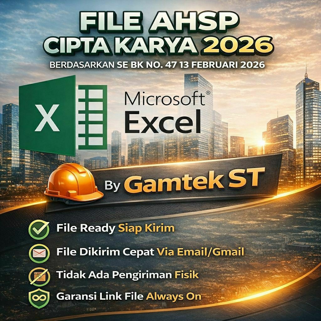 (EMAIL) FILE EXCEL AHSP CIPTA KARYA TAHUN 2026