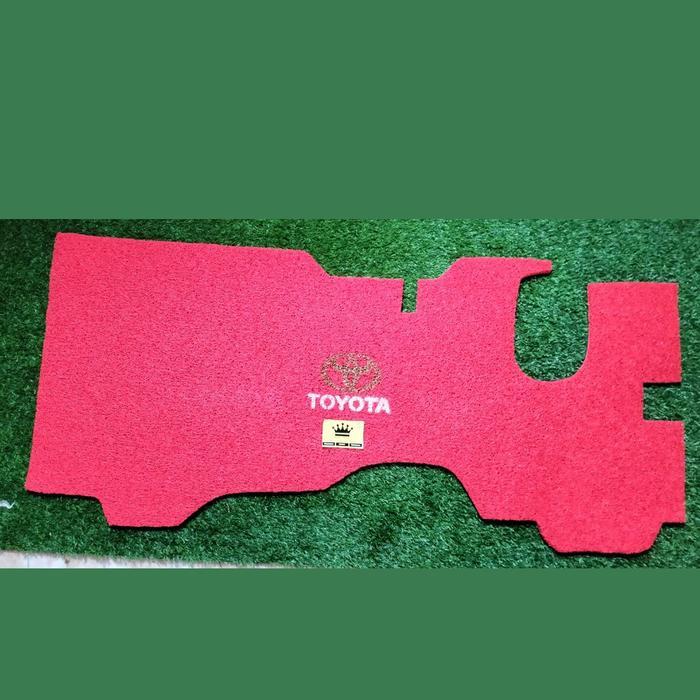 Karpet toyota Dyna Rino kingmat Car Car - Merah, BERLOGO