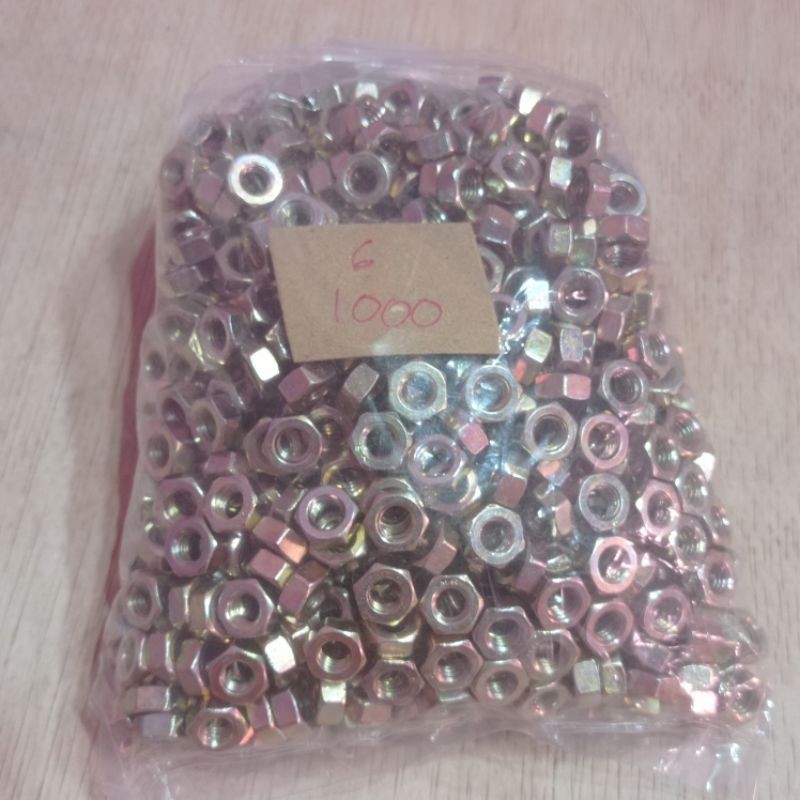 MAKNYIK STORE MUR 6MM MUR 6 MM ISI 100 PCS - MUR KUNCI 10MM