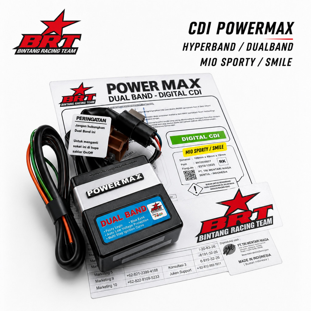 BRT CDI POWERMAX BRT MIO SPORTY MIO SMILE DUALBAND HYPERBAND