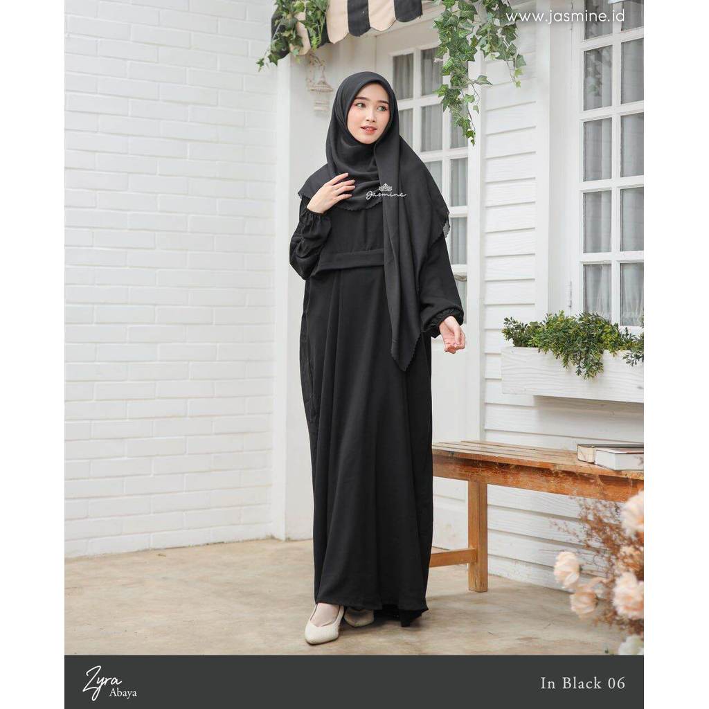 ZYRA ABAYA JASMINE GAMIS ABAYA STYLISH DRESS MUSLIM SYARI