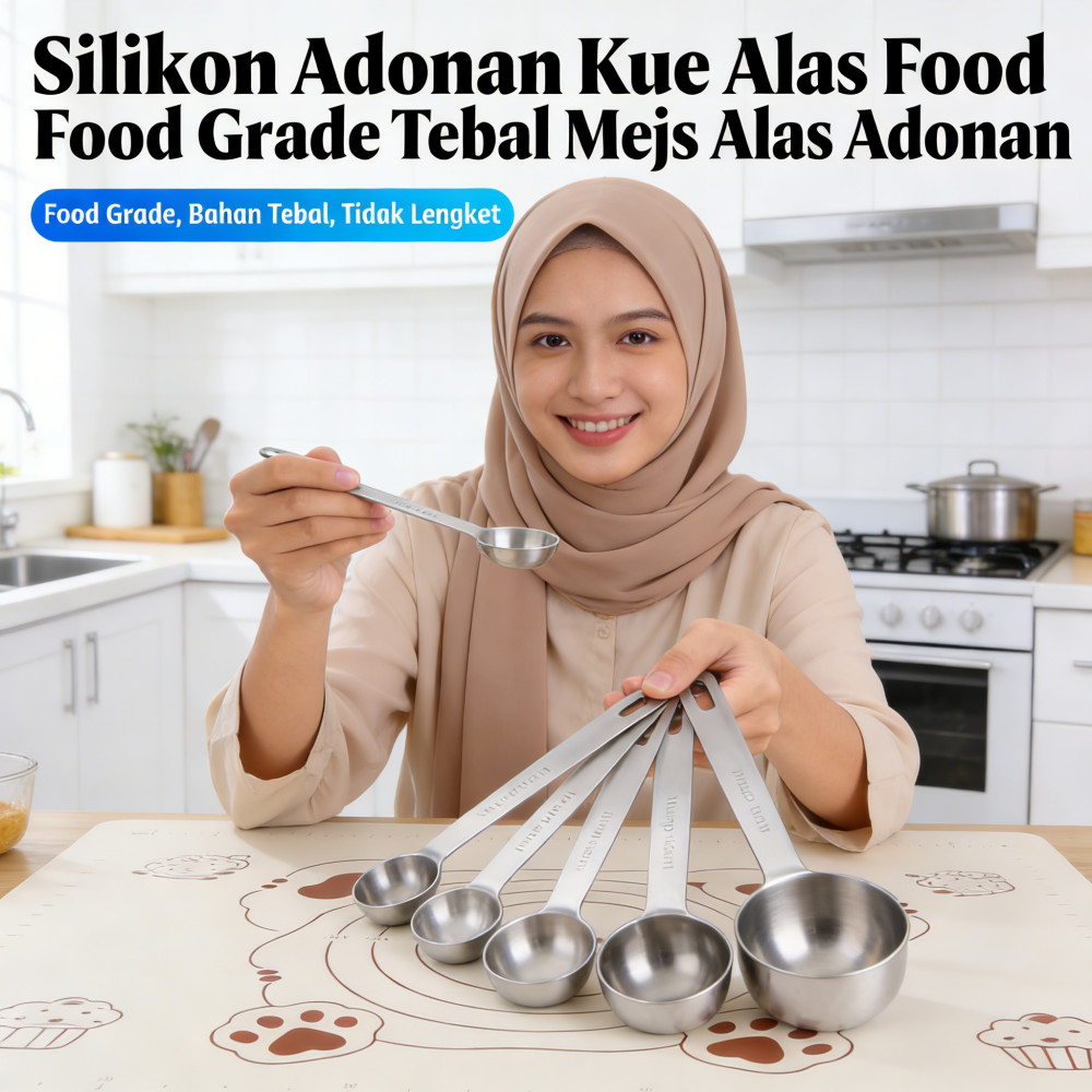 Alas Adonan Silikon Alas Adonan Kue Silikon Alas Silikon Adonan Alas Meja Silikon Tebal Food Grade
