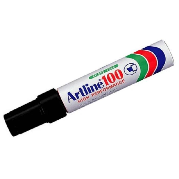 Aksesoris Alat Tulis= Spidol Artline Permanent 100, Spidol Artline Permanen Jumbo/Besar - Hitam