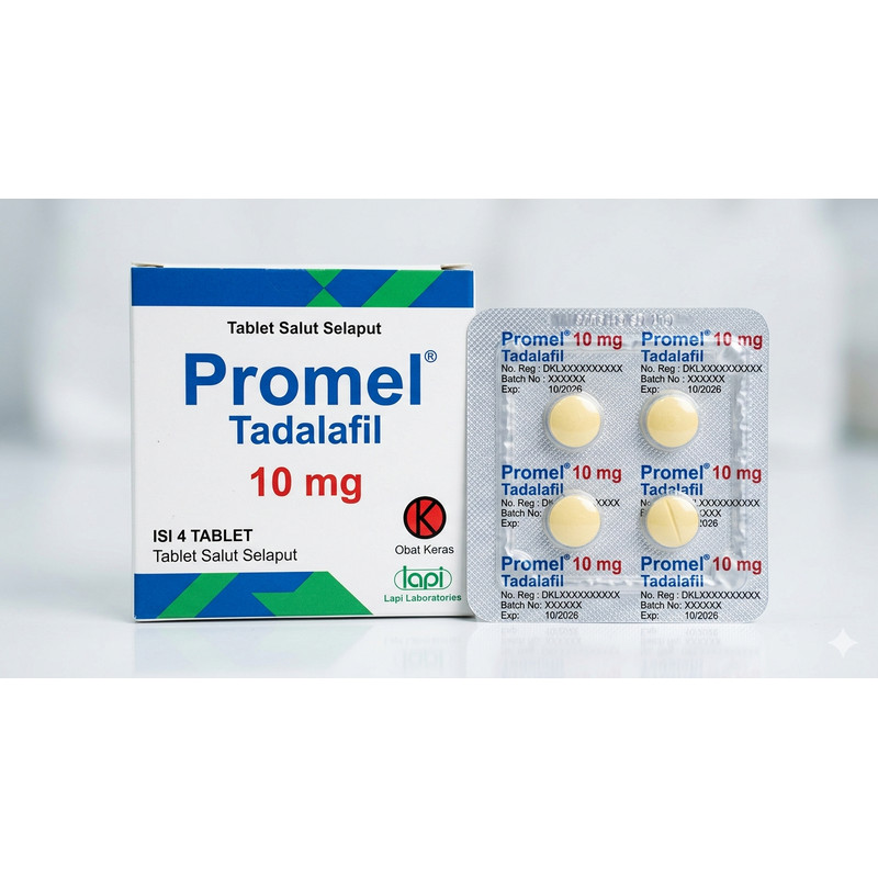 PROMEL 10 10 MG 1 STRIP @ 4 TABLET SALUT SELAPUT