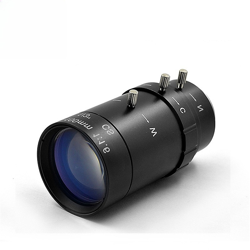 New HD 5-100mm CS F1.6 lens 1/3" Varifocal zoom Manual Iris zoom lens for Security AHD IP CCTV Camer