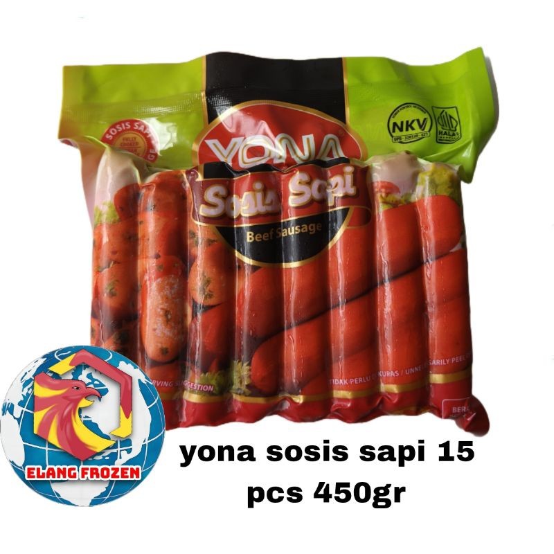 Yona sosis sapi merah | Beef Sausage isi 15
