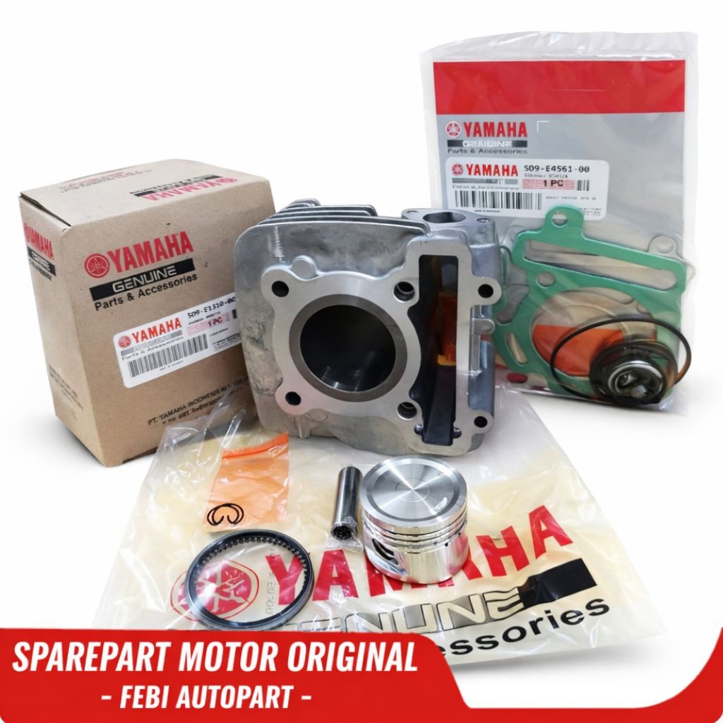 BLOK SEHER SET + TOPSET 5d9 Asli Original Motor Yamaha VEGA ZR , VEGA RR , JUPITER Z new ROBOT BLOCK