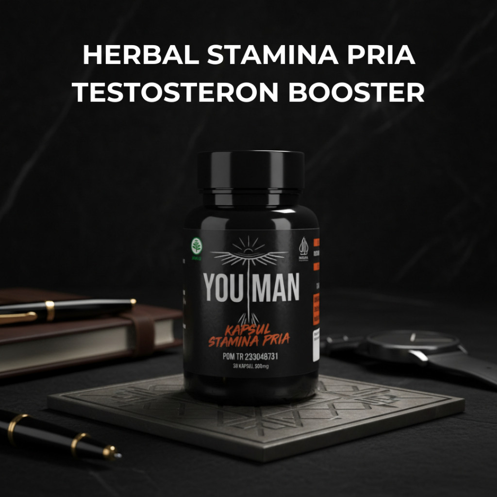 YOUMAN Suplemen Herbal Stamina Pria Testosteron Booster - 30 Kapsul