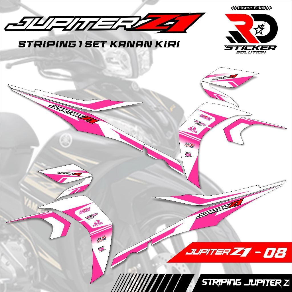 Striping Sticker Motor Jupiter Z1 Striping Keren Motor Jupiter Z1 Sudah