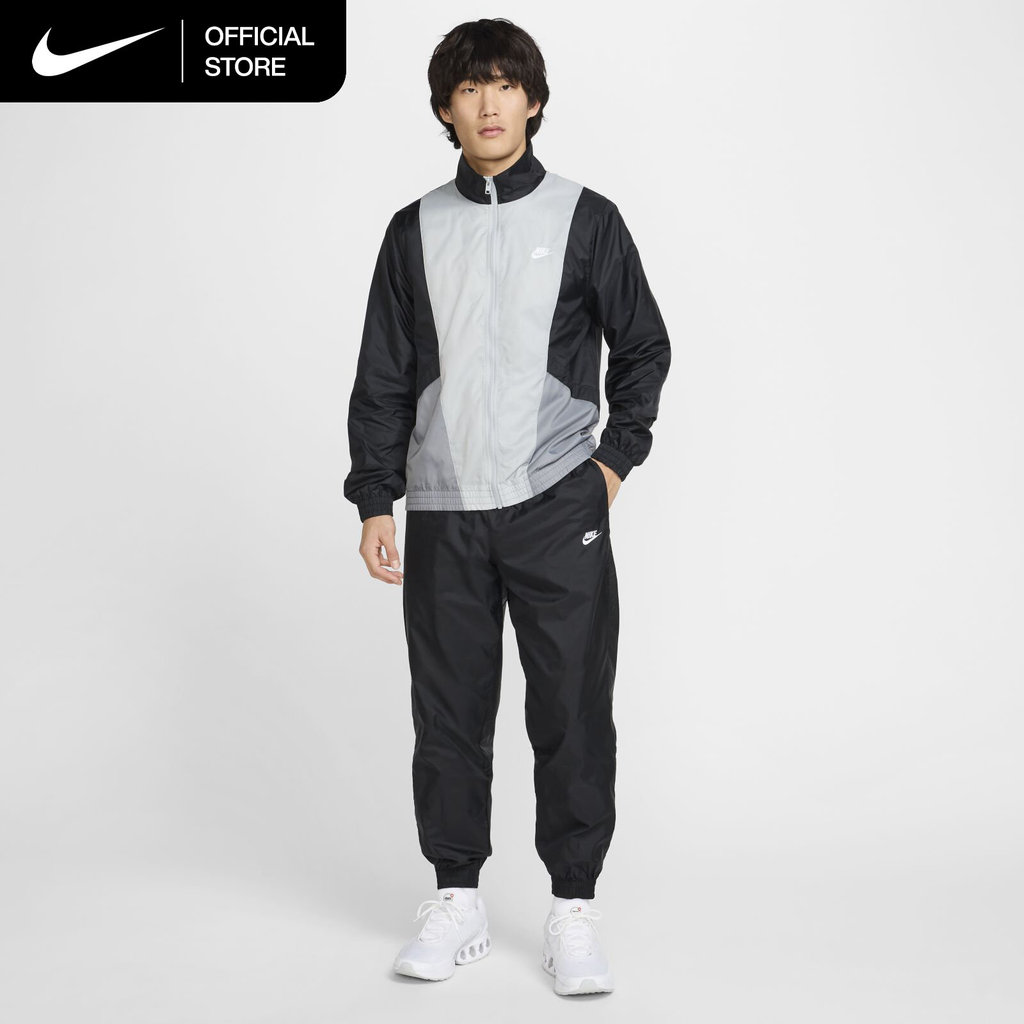 Nike Men's Club Woven Tracksuit - Black [HJ1986-010]