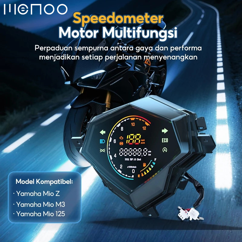 Mio Digital Speedometer Mio M3 Mio Z PNP Speedometer H4 Vietnam Yamaha Digital Odometer LED LCD