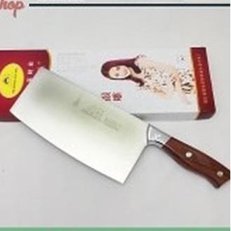 Pisau Dapur I Golok Tulang & Daging stainless steel gagang kayu CACAH AYAM