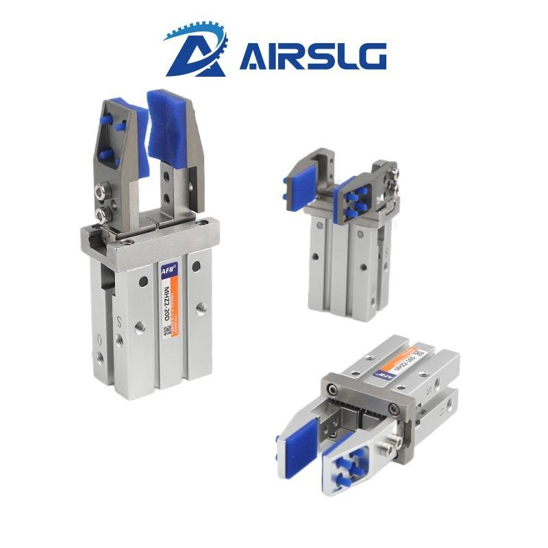 Pneumatic Finger Claw Cylinder with Silicone Pad Accessories Meanical Gripper Pneumatic MHZ2-10 MHZ2