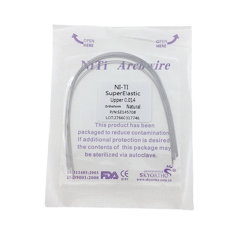 10Pcs NiTi Open Coil Spring Kawat / Braces Wire Bracket Ortho / Dental Ni-Ti Open Spring