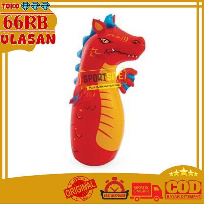 Intex 3-D Bop Bags Tiger Dolphin Dino. Mainan Samsak Anak - Dragon