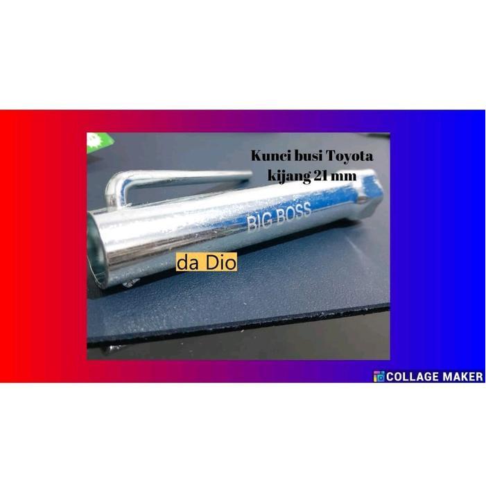 KUNCI BUSI MOBIL TOYOTA KIJANG 4K 5K 7K UKURAN KUNCI 21 MM PANJANG 13 CM