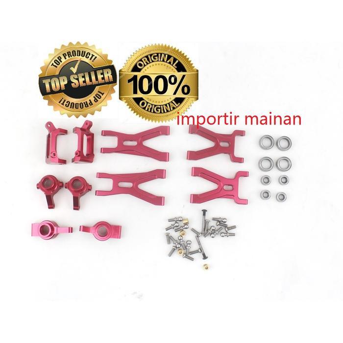 Ready set metal alloy swing arm WLtoys A959 A979 A959B A979B A959-02 A959-05 - Biru