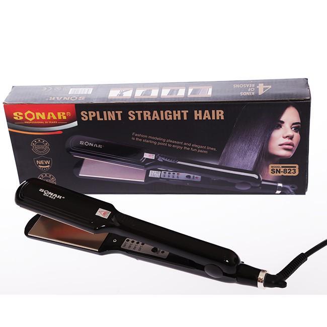 CATOKAN RAMBUT SONAR SN 823 /catok rambut 823 CATOK PELURUS RAMBUT - 823 SONAR ORI GLOSSY, Catokan T