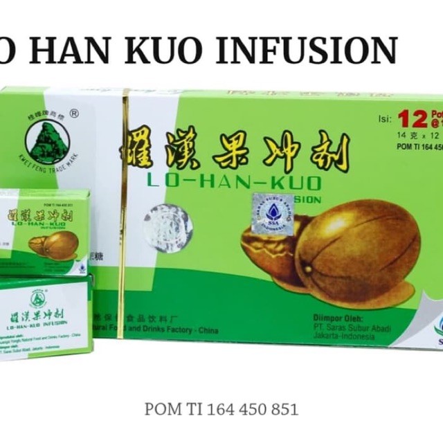Lo han kuo lohanko infusion minuman kesehatan