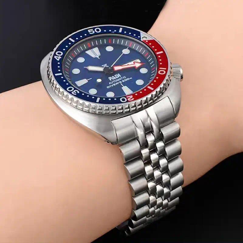 For Seiko PROSPEX series PA abalone watch SRPE99K1 SRPE07K1 SRPK01K1 arc mouth stainless steel watch