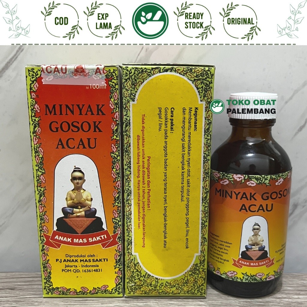 MINYAK GOSOK ACAU 100ML ANAK MAS SAKTI MINYAK ACAU MINYAK ACAO ARAK ACAU