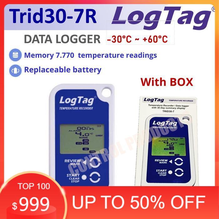 Data Logger LogTag TRID30-7R / Pengukur Suhu Termometer Kulkas Vaksin
