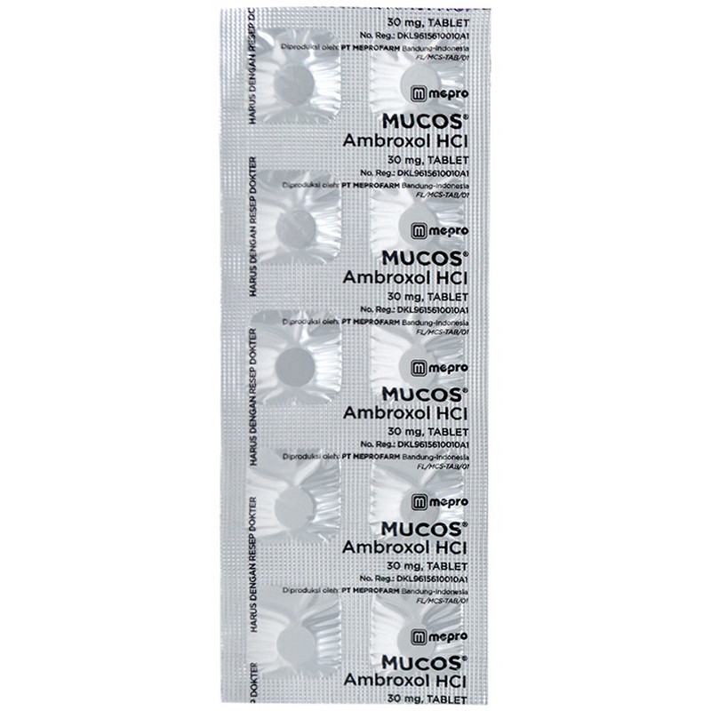 MUCOS 30 MG 1 STRIP @ 10 TABLET