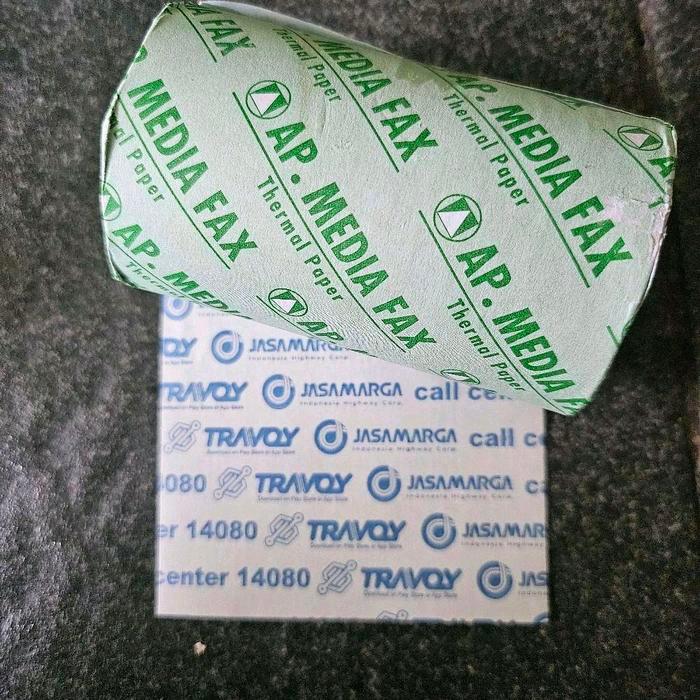 READY Kertas Struk Jalan Toll Kertas Thermal Costum Travoy Jasa Marga Jalan Toll - Ukuran Besar ( 80