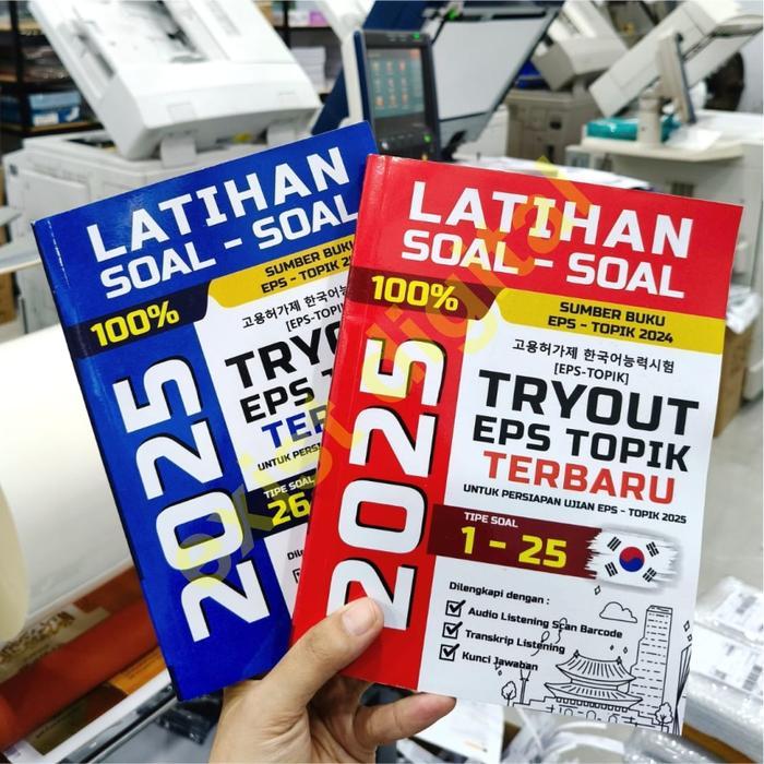 Tryout EPS TOPIK KOREA TERBARU 2025 - Versi Terbaru - TO 1 Terlaris