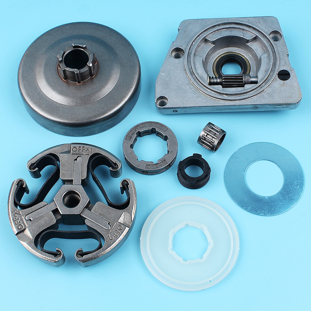 387T Clutch Drum Sprocket Rim Oil Pump Washer Kit For Husqvarna 268 272 272XP 66 61 266 Chaaw Worm G