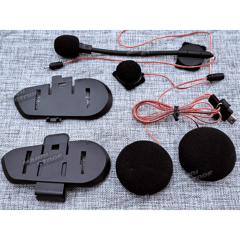 Speaker SET Soft Mic Hard Mic Full Face Fullface SERVICE KIT INTERCOM IT R8 NOT E1 EJEAS QTA BTS PAR