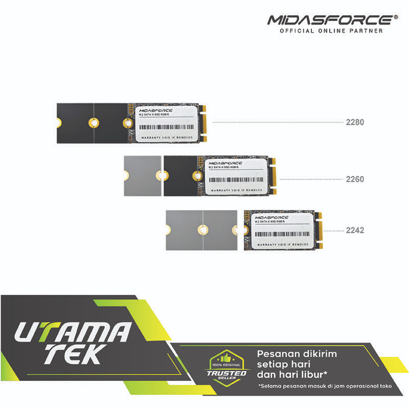 SSD M2 SATA 512GB M.2 SATA 512GB MIDASFORCE HYPERLIGHTNING