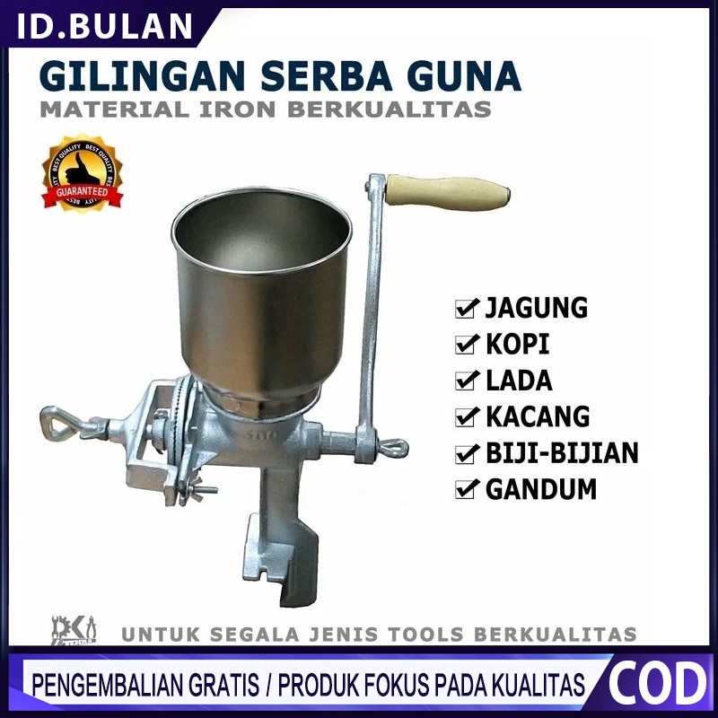 A&Z Gilingan Jagung Kopi Lada Kacang Rempah Biji Corn Grinder Manual Gilingan Pakan Ternak Manual Gi