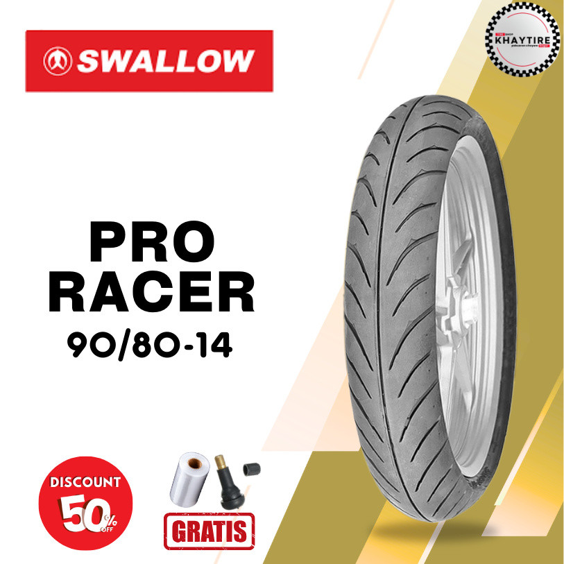 Ban Motor SWALLOW PRO RACER 90/80-14 Tubeles