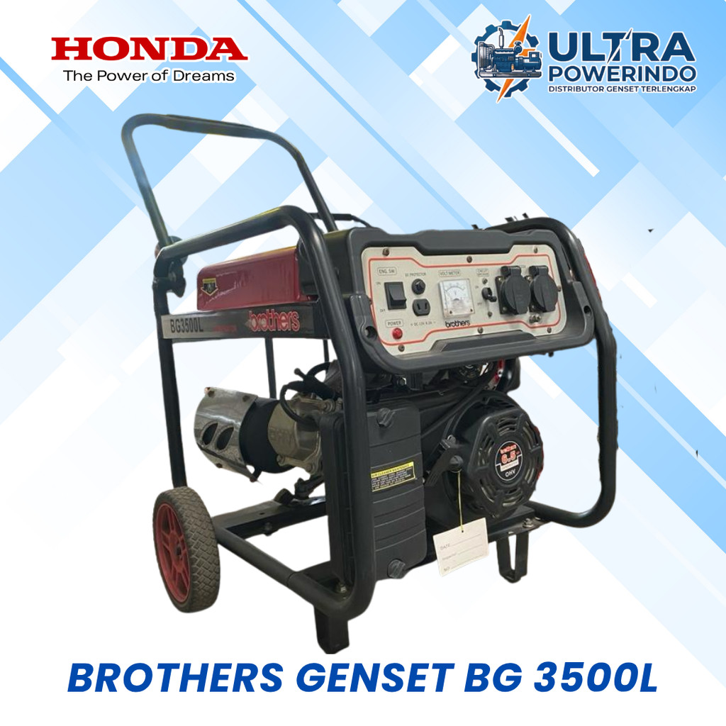Genset Brothers Bensin Portable BG3500L