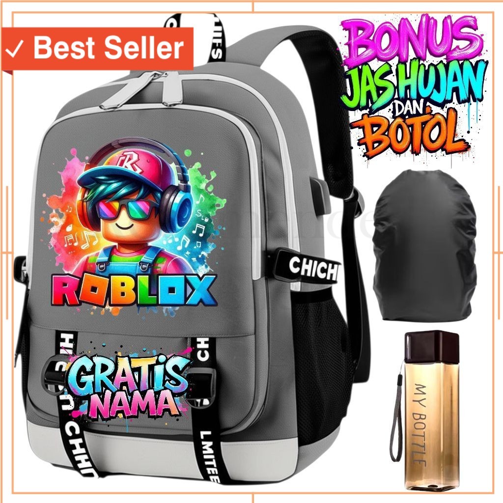 Tas Sekolah Murah Anak Awet Kuat / JBS - Tas Roblox Anak Laki Laki SD Tas Sekolah Anak Laki Laki SD 