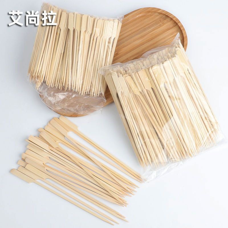 Ready100pcs tusukan sate jepang yakitori tusuk sate dayung