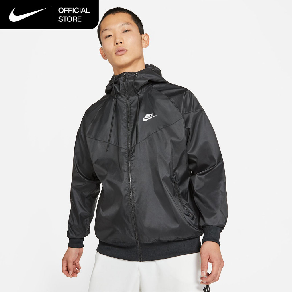 Nike Men's Sportswear Windrunner Hooded Jacket - Black [DA0002-010]