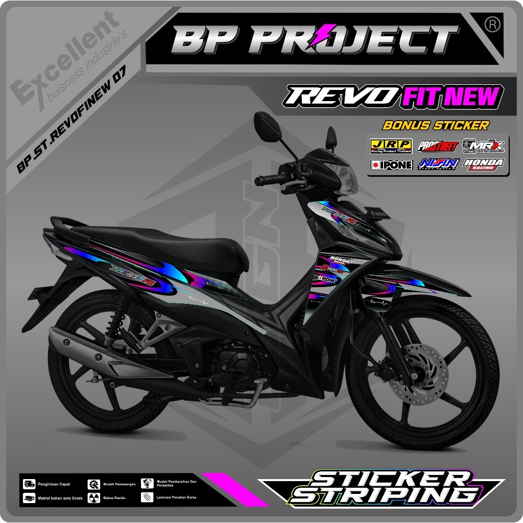 Sticker Striping List Variasi Revo Fit New / Revo Fit Injeksi Desain Racing Limited Edition - Stripi
