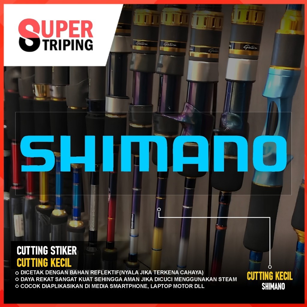 STIKER CUTTING RELIX NUSANTARA OKUMA SHIMANO DAIWA OXYGEN Stiker Brand Pancing Mancing 03