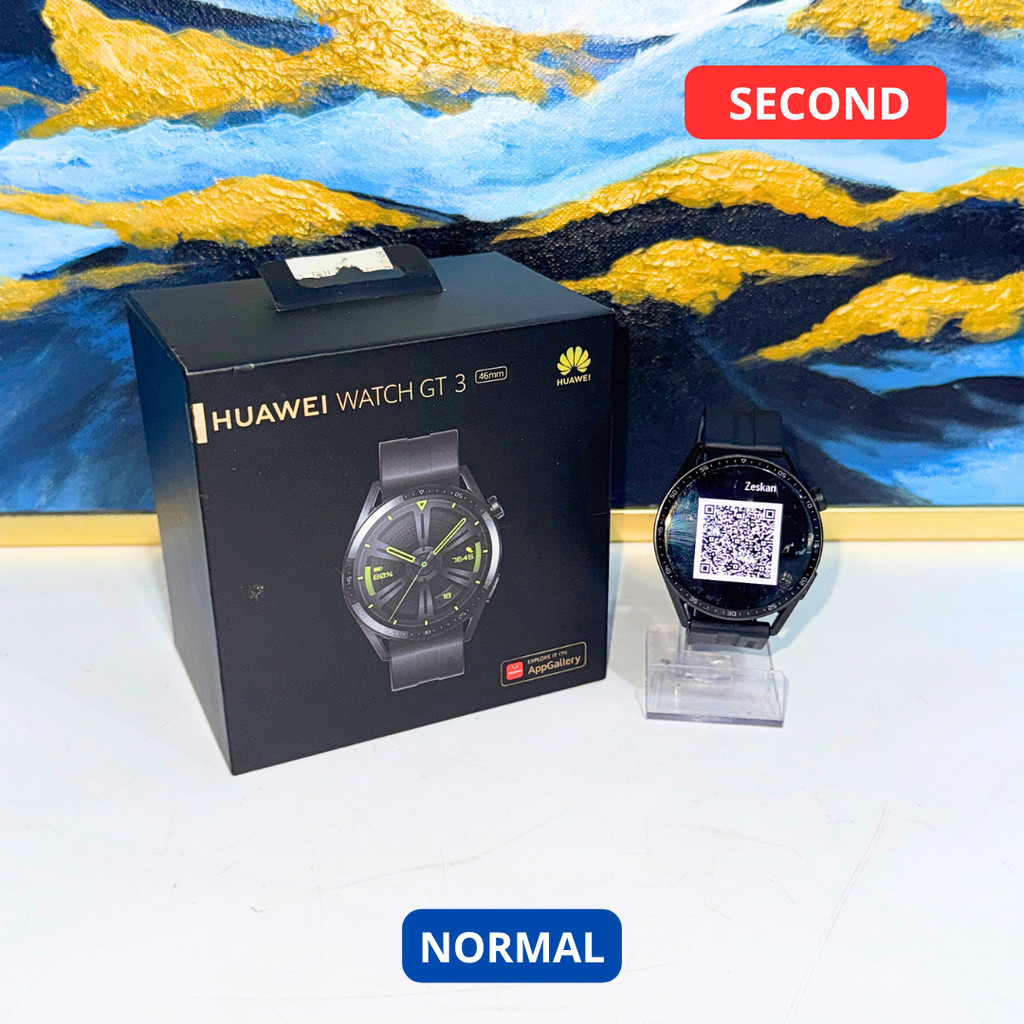 HUAWEI WATCH GT3 46 MM SMARTWATCH SECOND ORIGINAL SINAR MUTIARA CELL