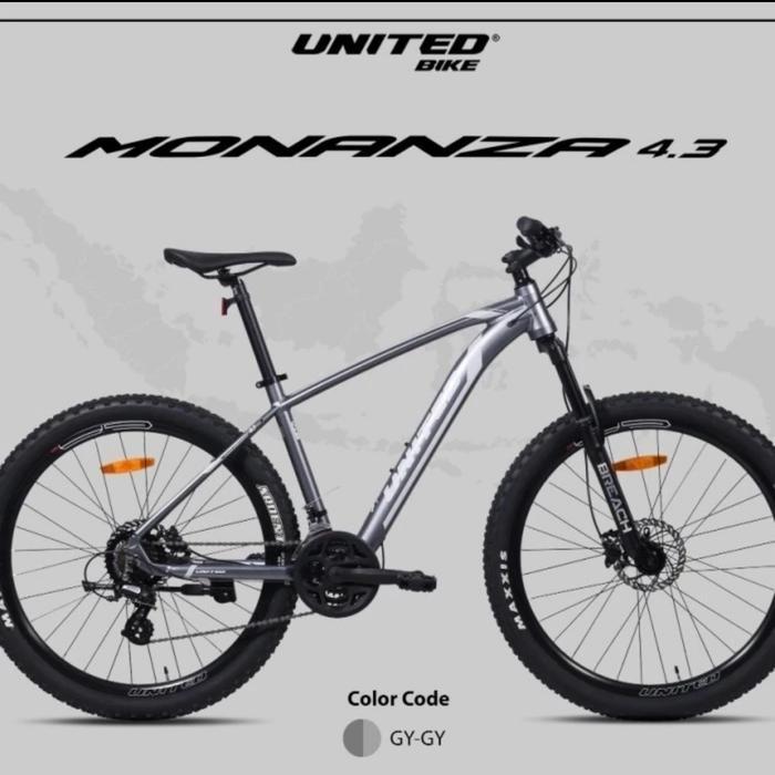 sepeda gunung 27.5 UNITED MONANZA 4.3 Rem Hidrolik - GY-GY