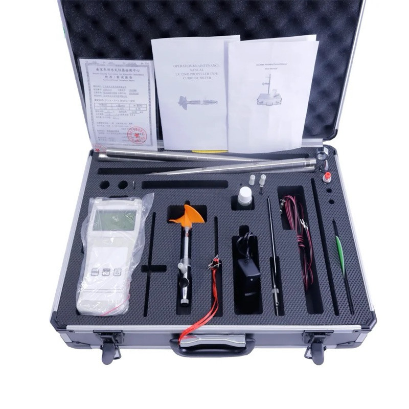 LS1206B Liquid flow meter range 0.05~8m/s / portable velocity meter Co